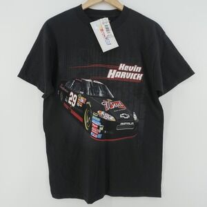 NASCAR Winners Circle Kevin Harvick Mens L Black Budweiser Racing Graphic Tee